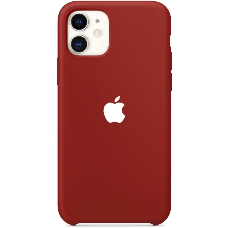 Чохол GoVern Silicone Case Full для Apple iPhone 11 Dark Red