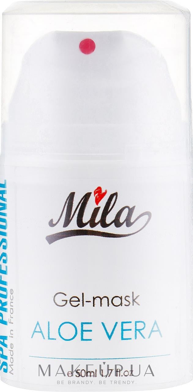 Маска гелевая Mila Gel-Mask Aloe Vera из алоэ вера для сухой кожи лица 100 мл