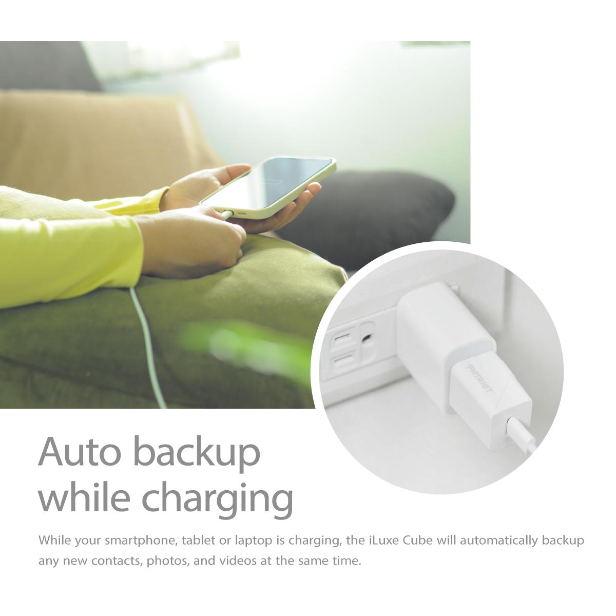 Карта пам'яті Auto Backup Patriot iLuxe Cube C 512GB USB 3.2 Gen 1 Type-C (PI512GCUW30C) - фото 5