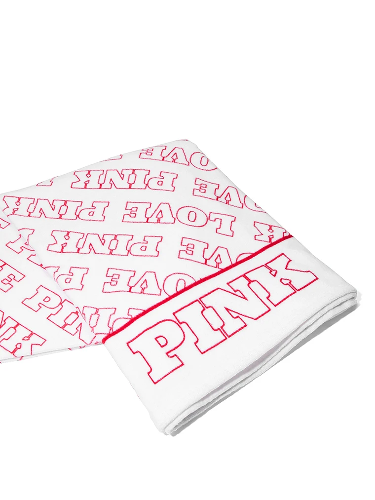 Рушник пляжний Victoria's Secret Love PINK Terry Towel (289559749845)