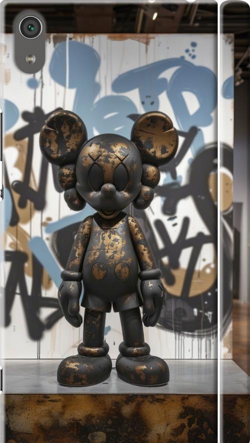 Чехол на Sony Xperia XA1 Ultra G3212 Bronze kaws v2 (6098m-1237-42517)