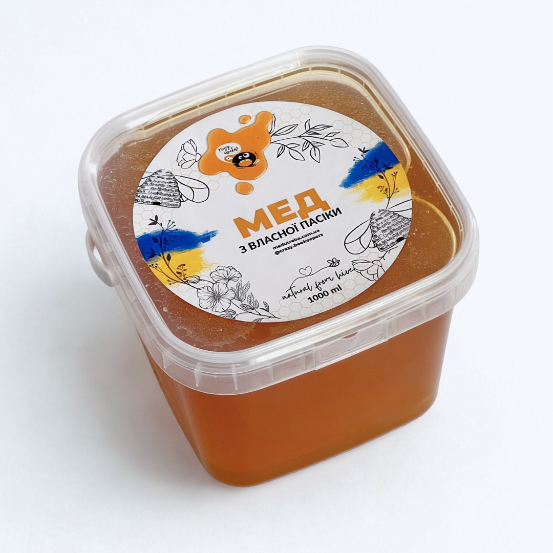 Мед из разнотравья Меду Треба Летний букет 1,45 кг 1 л