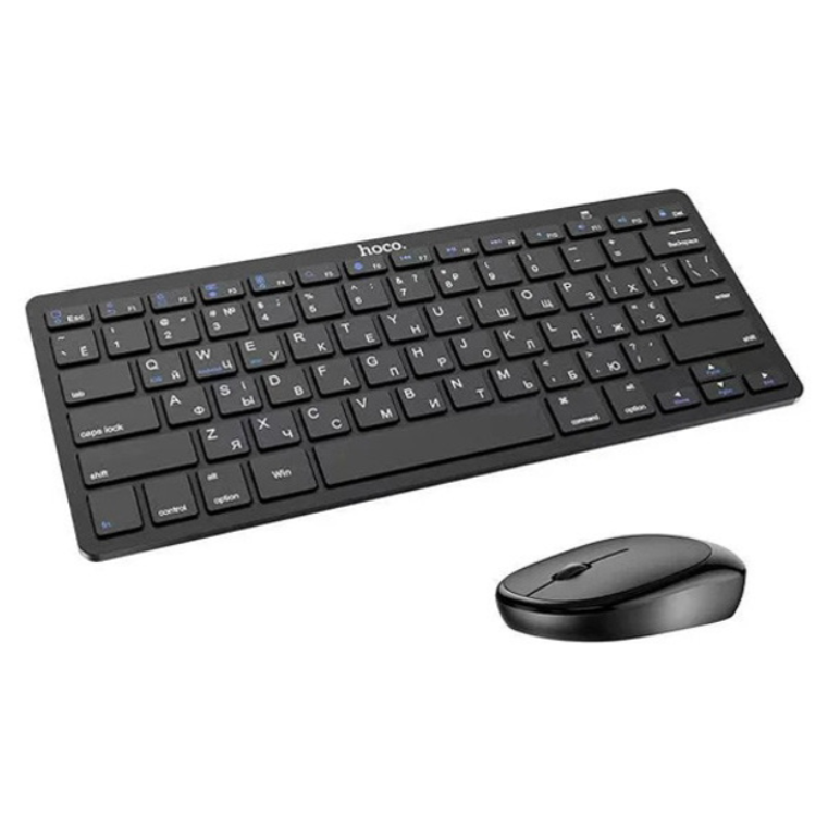 Беспроводной комплект клавиатура и мышка Hoco DI05 30pc Черный (MAW-39779_739) Беспроводной комплект клавиатура и мышка Hoco DI05 30pc Черный (MAW-39779_739)