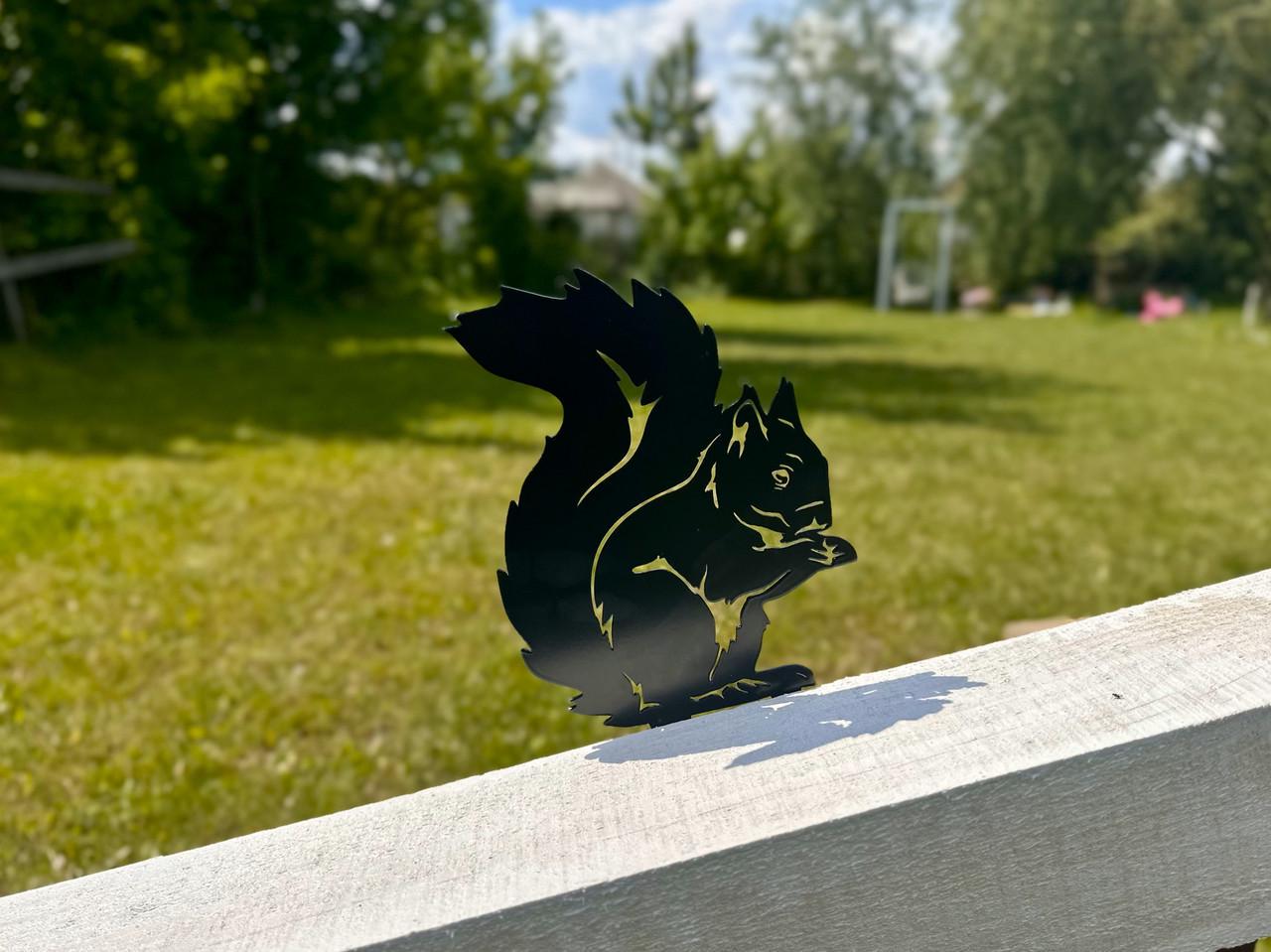 Садовая фигура Белка металлическая для дерева/беседки/террасы/сада/подворья (DCR013) - фото 3 Садовая фигура Белка металлическая для дерева/беседки/террасы/сада/подворья (DCR013) - фото 3