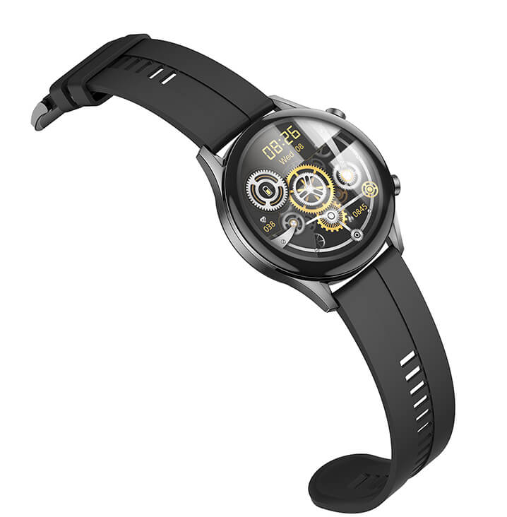 Смарт-годинник Hoco Smart Watch Y7 Track HeartRate IP68 Black - фото 6