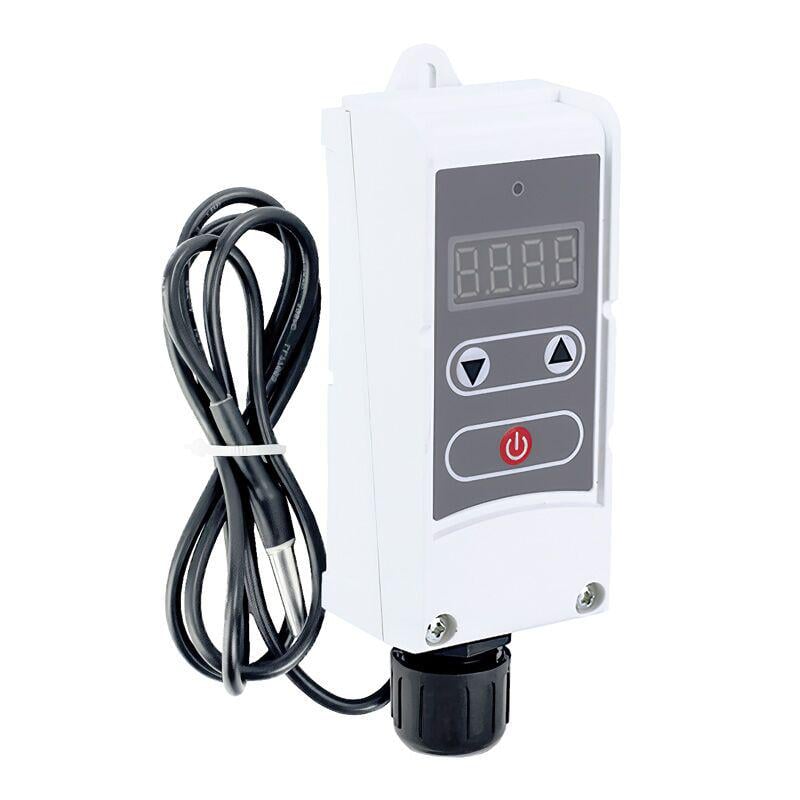 Термостат электрический KOER KR.1355E накладной с выносной гильзой (KP2779)