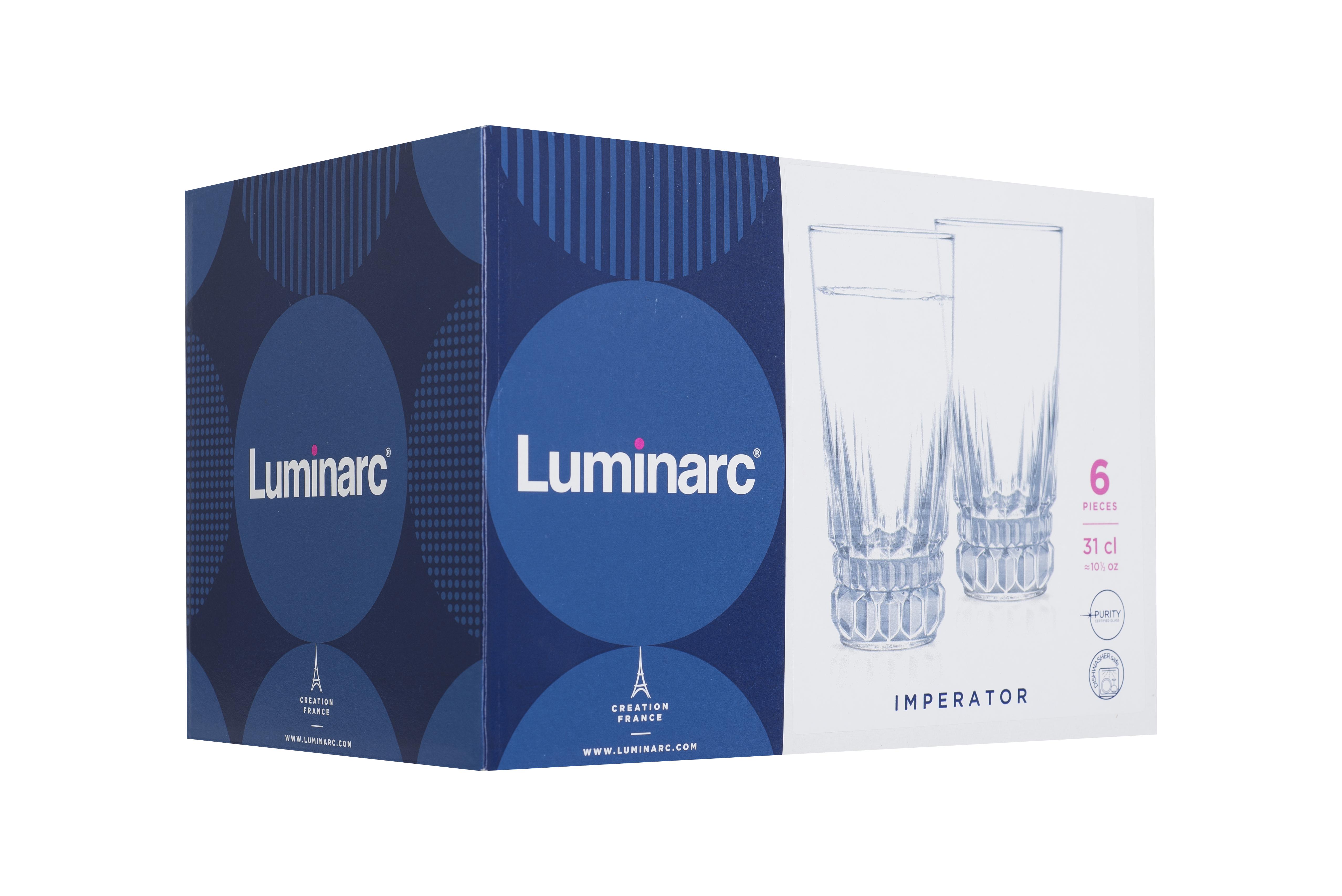 Набор стаканов Luminarc IMPERATOR 6 шт. 310 мл (UG-N1288) - фото 3 Набор стаканов Luminarc IMPERATOR 6 шт. 310 мл (UG-N1288) - фото 3