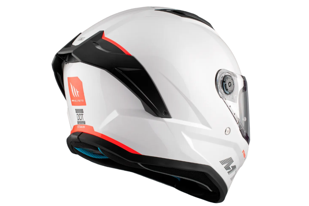 Мотошлем MT HELMETS Stinger 2 L Gloss White (32165) - фото 3