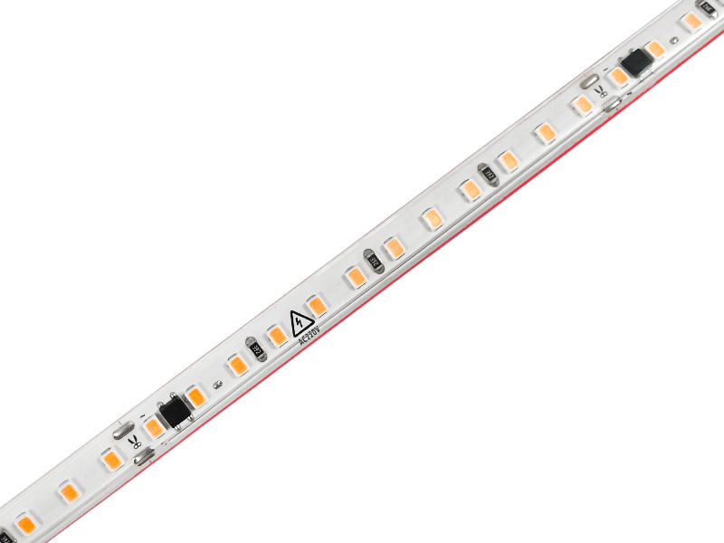 Світлодіодна стрічка AVT 17-P SMD2835 120 LED 11х5,5 мм 220 В 9 Вт IP65 1 м Рожевий (7689) - фото 3