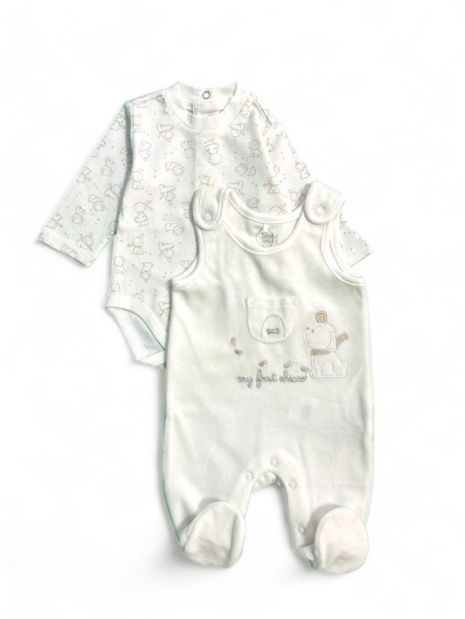 Набор человечков детских Chicco велюровый для малыша 0-3 мес. 50 см Бежевый (2089553372)