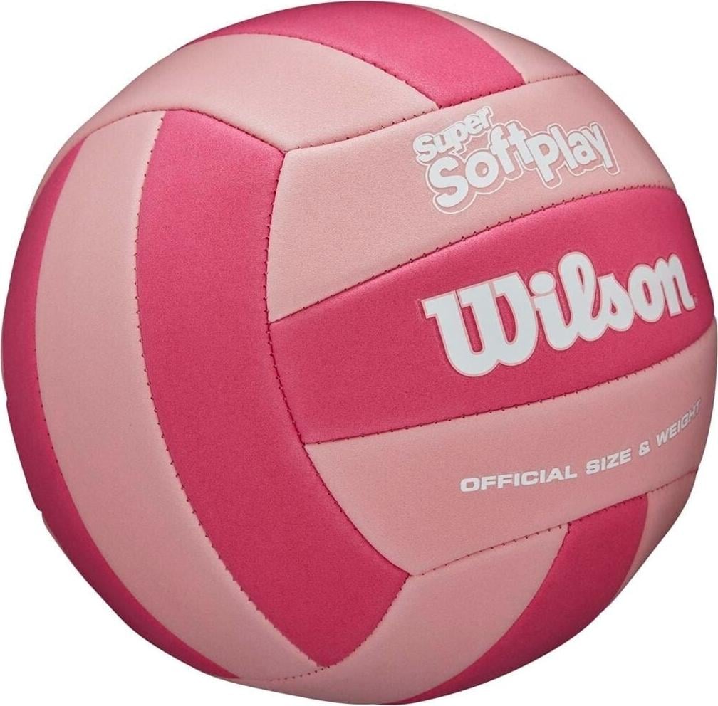 Волейбольний м'яч Wilson SUPER SOFT PLAY р. 5 Світло-рожевий (WV4006002XBOF) - фото 2