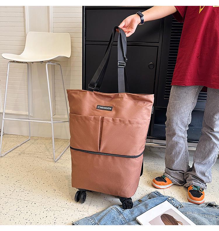 Дорожная сумка на колесах Коричневый (GW02-5)