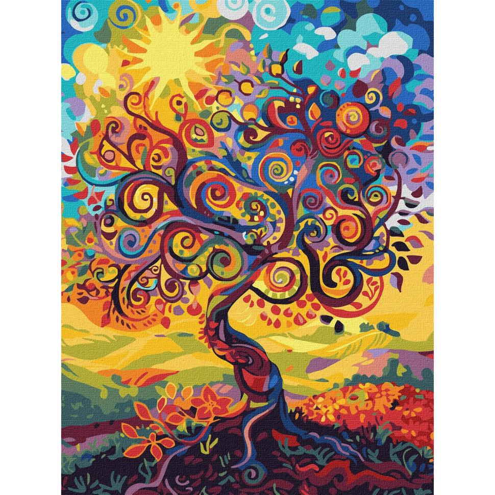 Картина за номерами Ideyka Древо буття KHO5140 30х40 см (RLT46696)