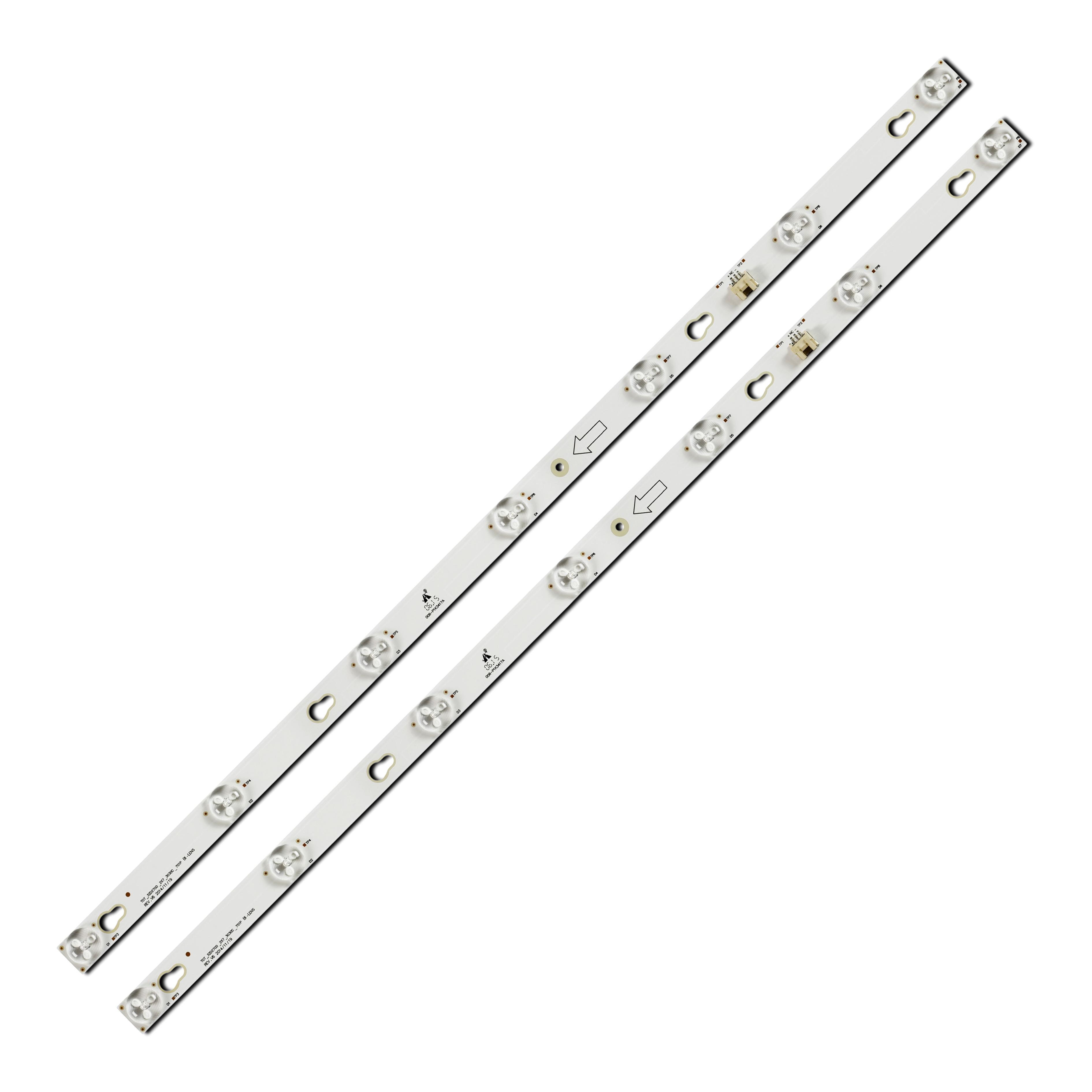 Подсветка LED для TV TOT-32D2700-2X7-3030C 4C-LB3207-YH01J 4C-LB3207-HQ1 ТОТ-32D2700 32HR330M07A2 V2 32" 2 шт. (ART-12131) Подсветка LED для TV TOT-32D2700-2X7-3030C 4C-LB3207-YH01J 4C-LB3207-HQ1 ТОТ-32D2700 32HR330M07A2 V2 32" 2 шт. (ART-12131)
