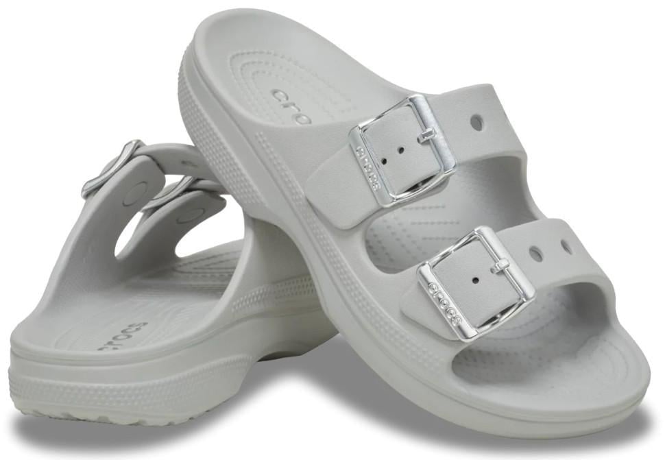 Сандалії жіночі Crocs Saturday Metallic Buckle Sandal Atmosphere White р. 38-39 Білий (26535)