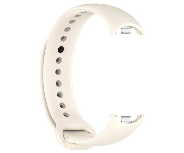 Ремешок Silicone для Xiaomi Smart Band 10 Кремовый