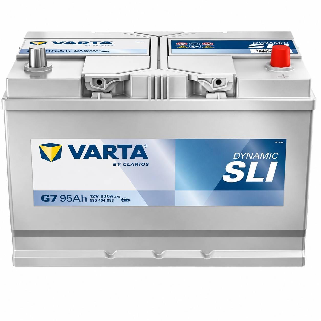 Аккумулятор автомобильный Varta Asia G7 95 Ah 830A R+ 12V (3159920101) Аккумулятор автомобильный Varta Asia G7 95 Ah 830A R+ 12V (3159920101)