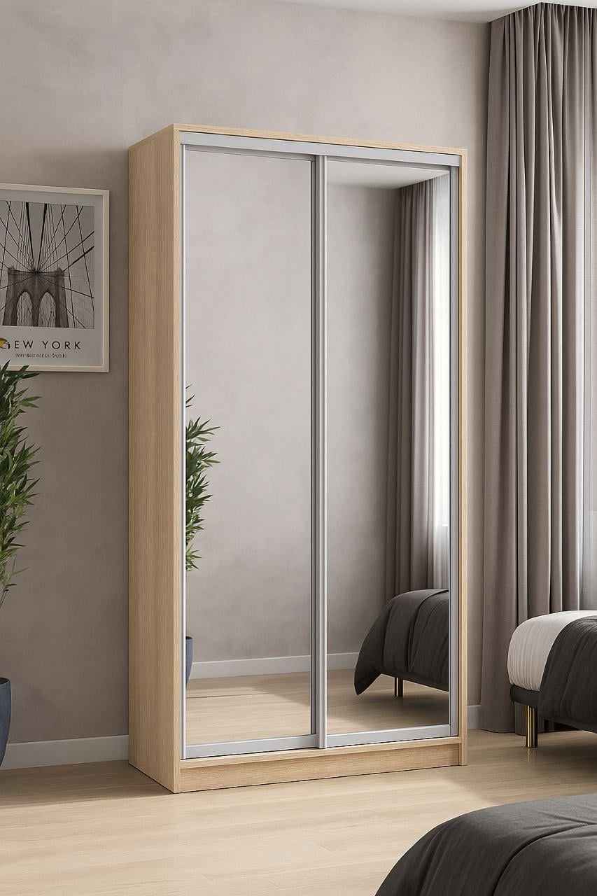 Шкаф купе Мириам зеркало 1600x2400x600 мм Дуб Сонома (21176)