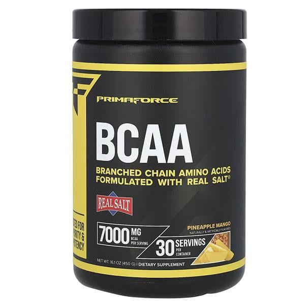 Аминокислота для спорта PrimaForce BCAA Pineapple/Mango 450 г/30 порций (24159898)