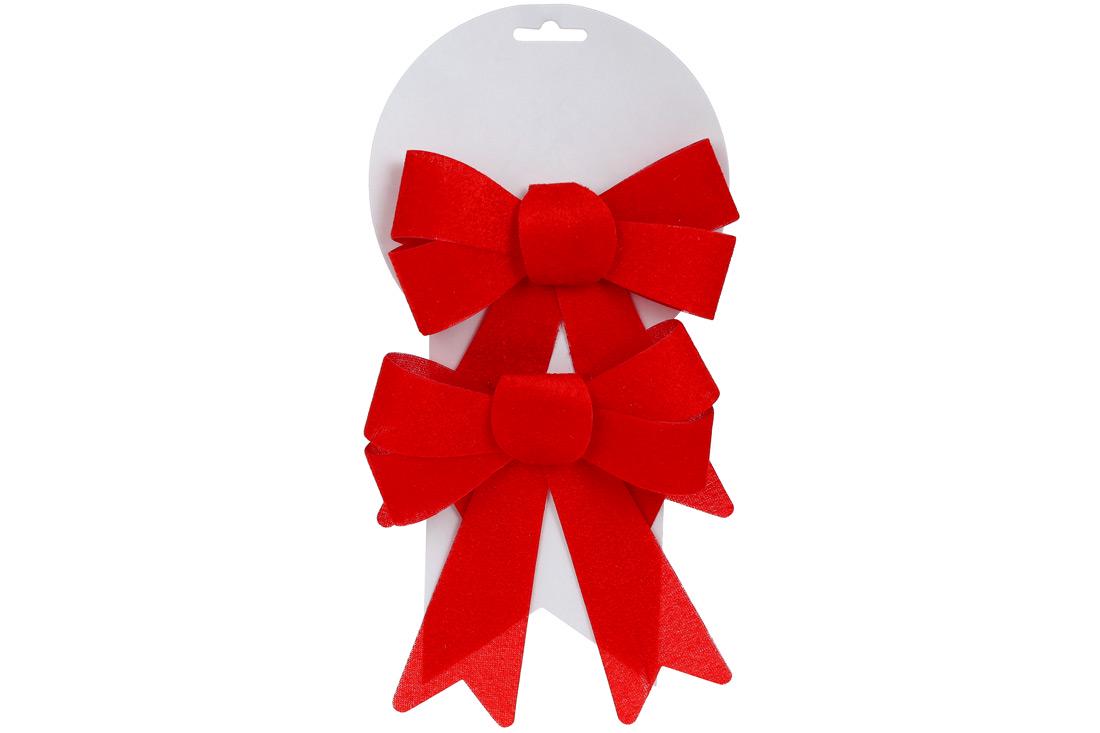 Новогодний подвеска BonaDi Бант 2 шт. (787-453)