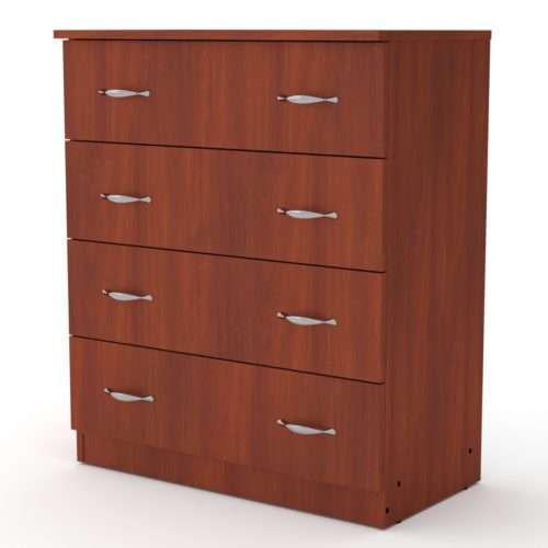 Комод Компаніт 4Б з висувними ящиками 72х84,9х37,5 см з МДФ Яблуня