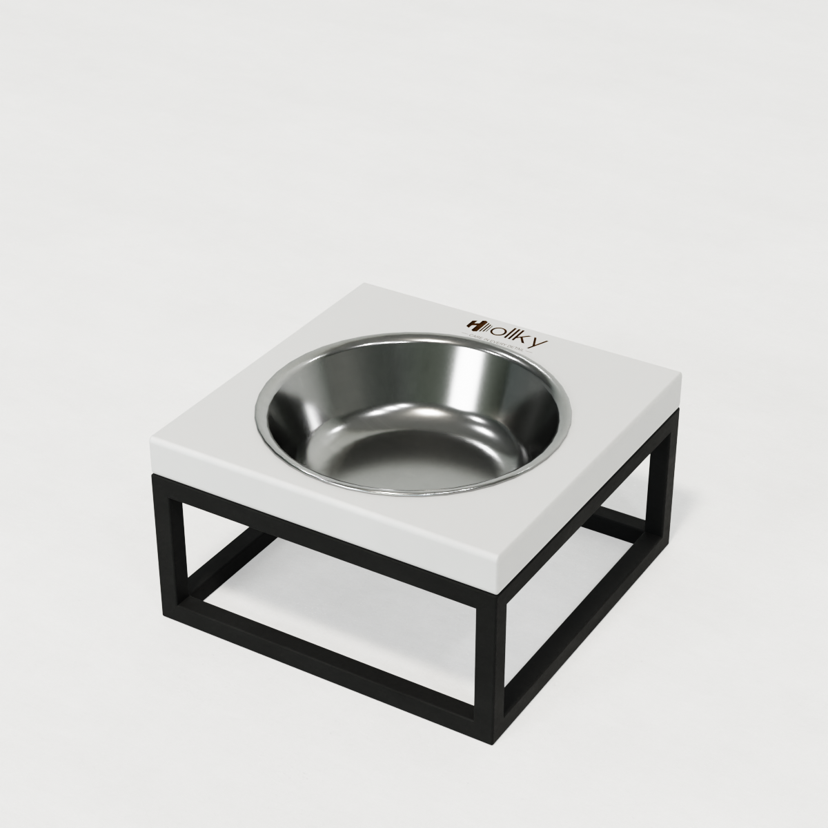 Миска на подставке для кошек и маленьких собак Hollky Base Solo S 0,45 л (S-18187-BLWH) - фото 9 Миска на подставке для кошек и маленьких собак Hollky Base Solo S 0,45 л (S-18187-BLWH) - фото 9