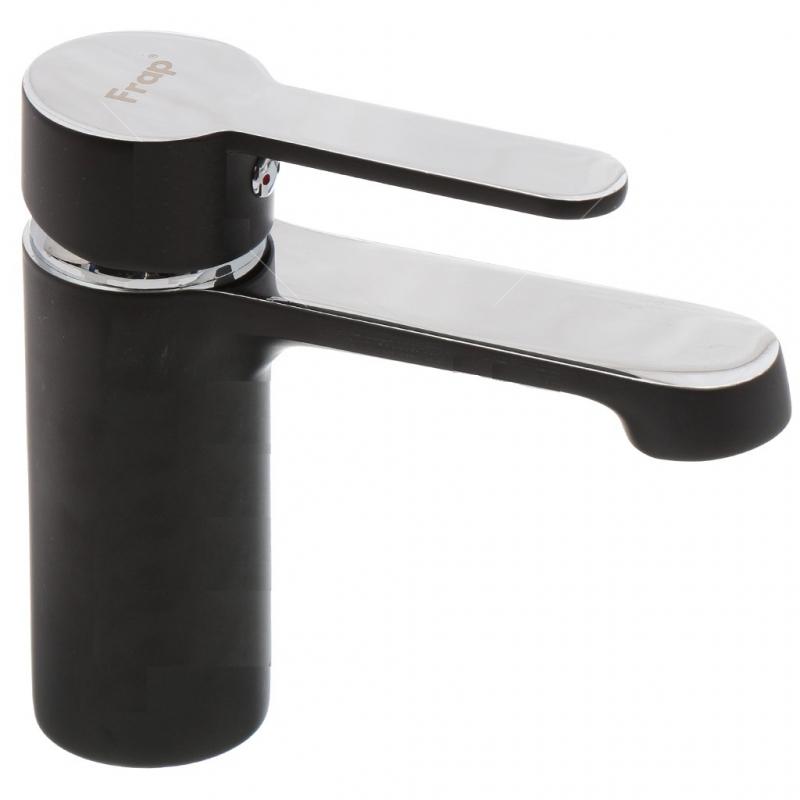 Смеситель для умывальника Frap H42 F1042 1033663 однорычажный Черный (102338) Смеситель для умывальника Frap H42 F1042 1033663 однорычажный Черный (102338)
