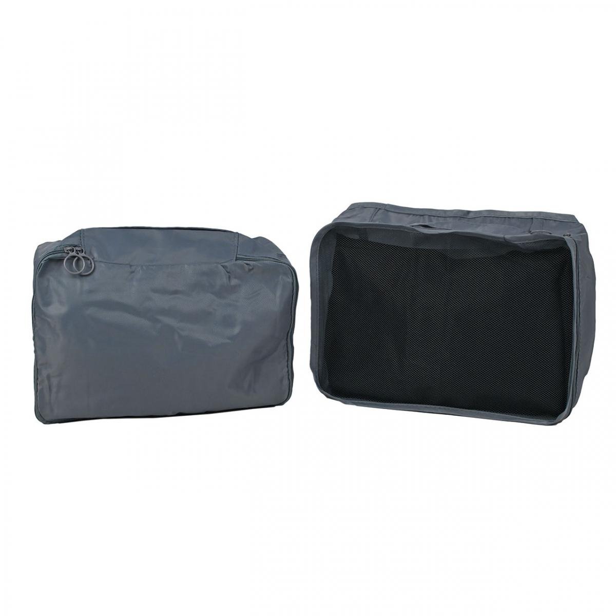 Набір органайзерів для подорожей 8в1 нейлон Сірий (КДО-40-51) - фото 3 Набір органайзерів для подорожей 8в1 нейлон Сірий (КДО-40-51) - фото 3