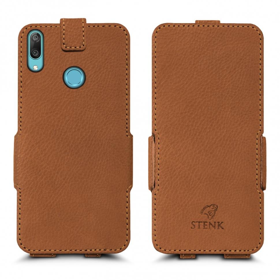 Чехол флип Stenk Prime для Huawei Y7 (2019) Camel (62644)