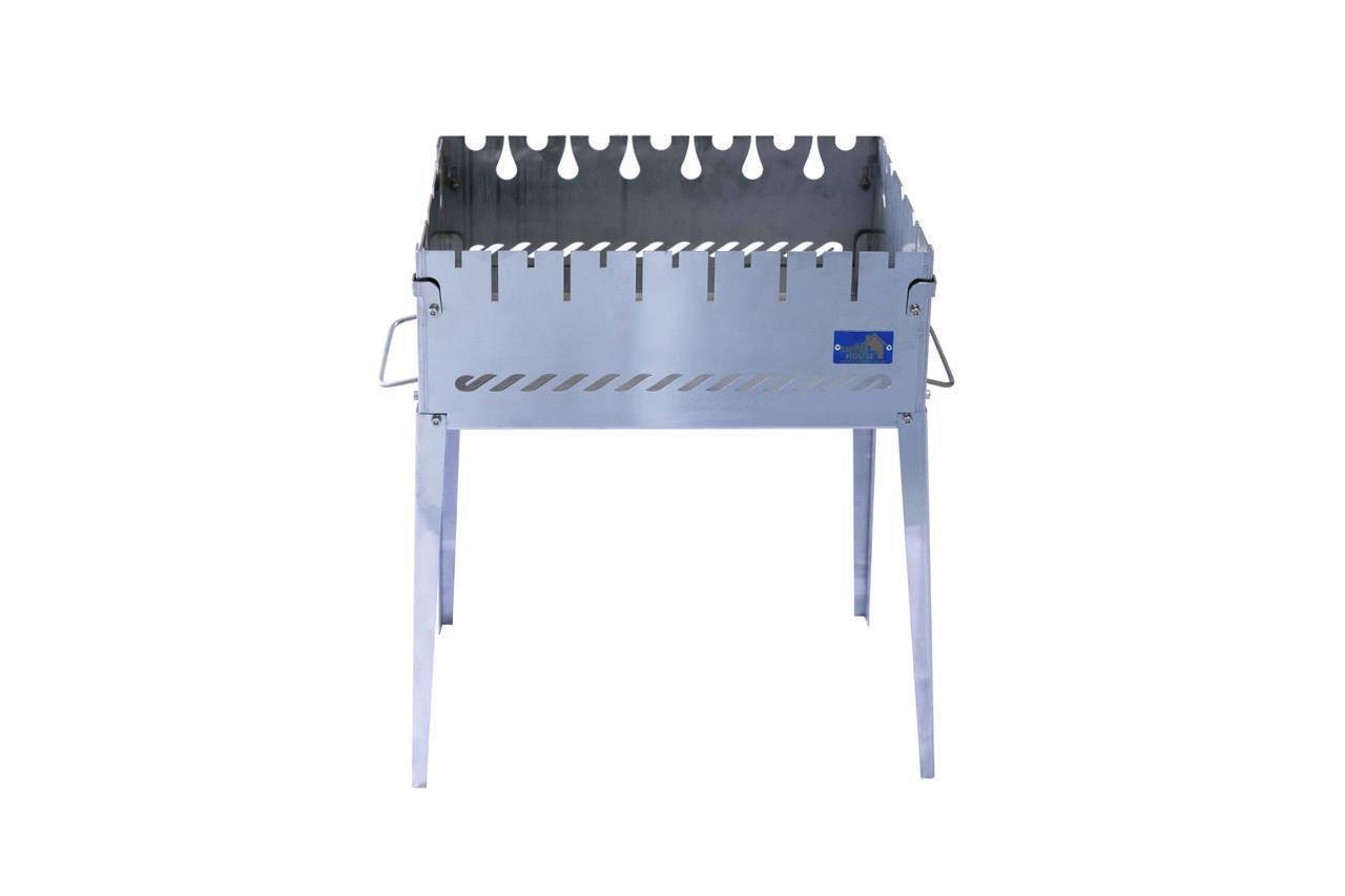 Мангал-валіза Smoke House Case 6 з нержавіючої сталі з сумкою та решіткою (510004) - фото 3 Мангал-валіза Smoke House Case 6 з нержавіючої сталі з сумкою та решіткою (510004) - фото 3