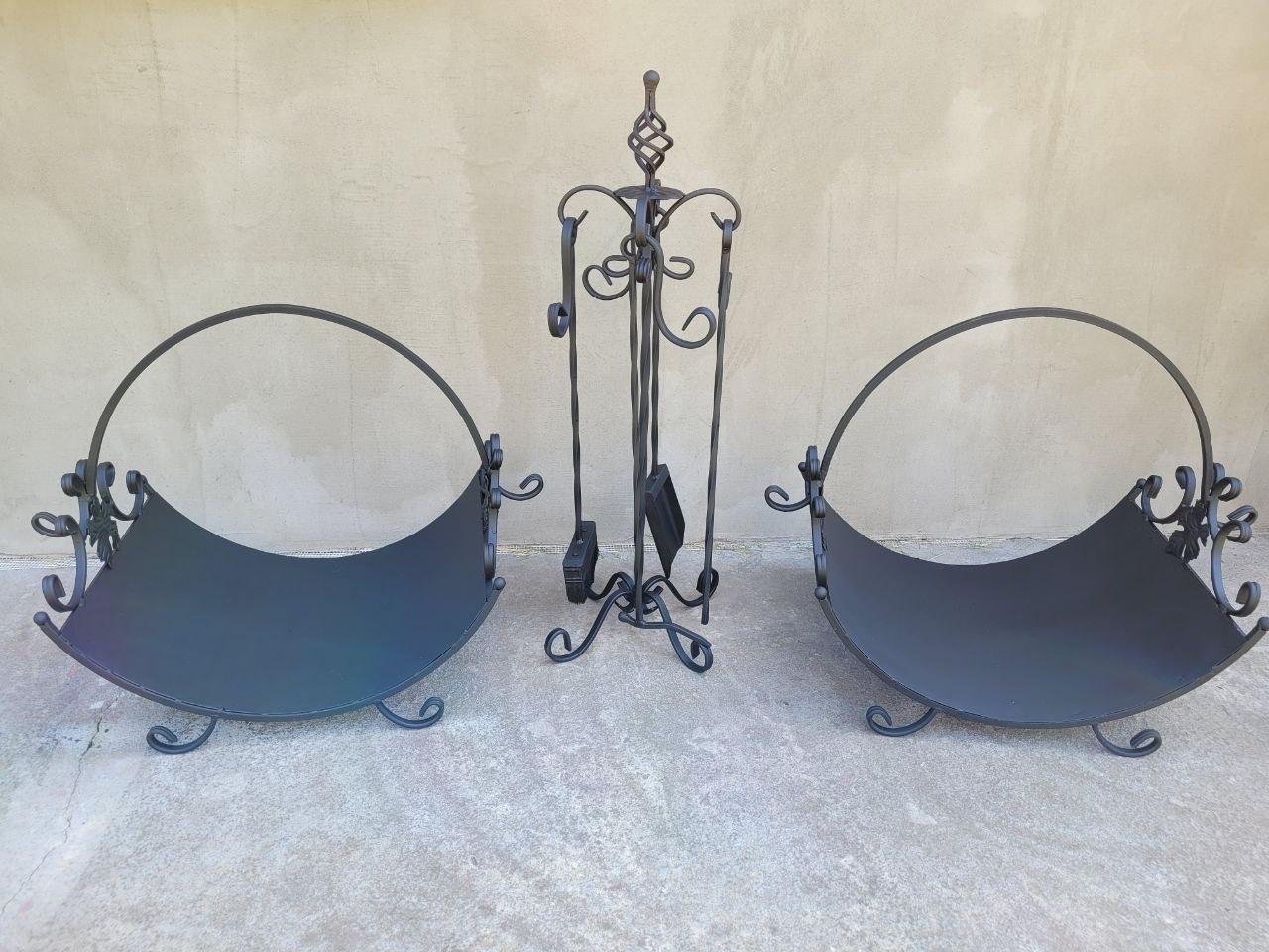 Дровниця 68х54х40 см Чорний (29614467) - фото 2 Дровниця 68х54х40 см Чорний (29614467) - фото 2