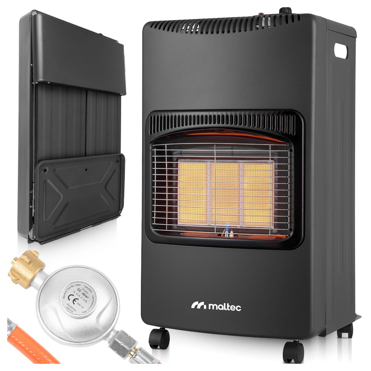 Газовый обогреватель Maltec GAS-500WT 4,2 кВт керамический инфракрасный складной со шлангом и редуктором без баллона. - фото 2 Газовый обогреватель Maltec GAS-500WT 4,2 кВт керамический инфракрасный складной со шлангом и редуктором без баллона. - фото 2