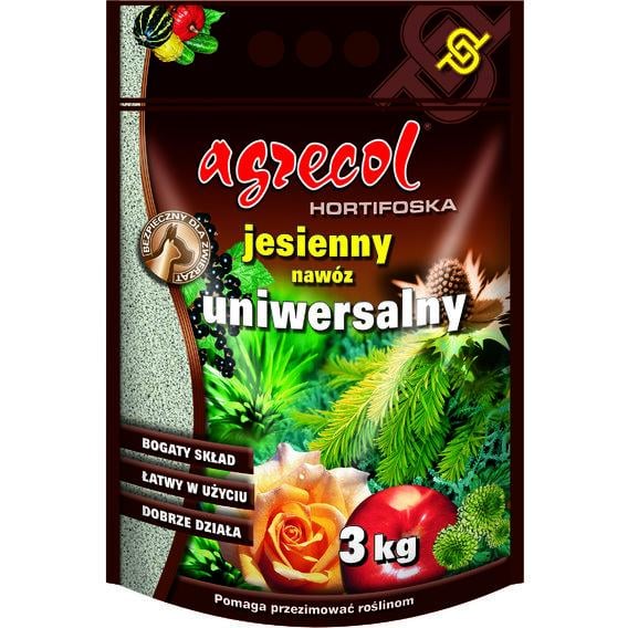 Удобрение комплексное универсальное Agrecol NPK 0.13.27 осень 3 кг (631)