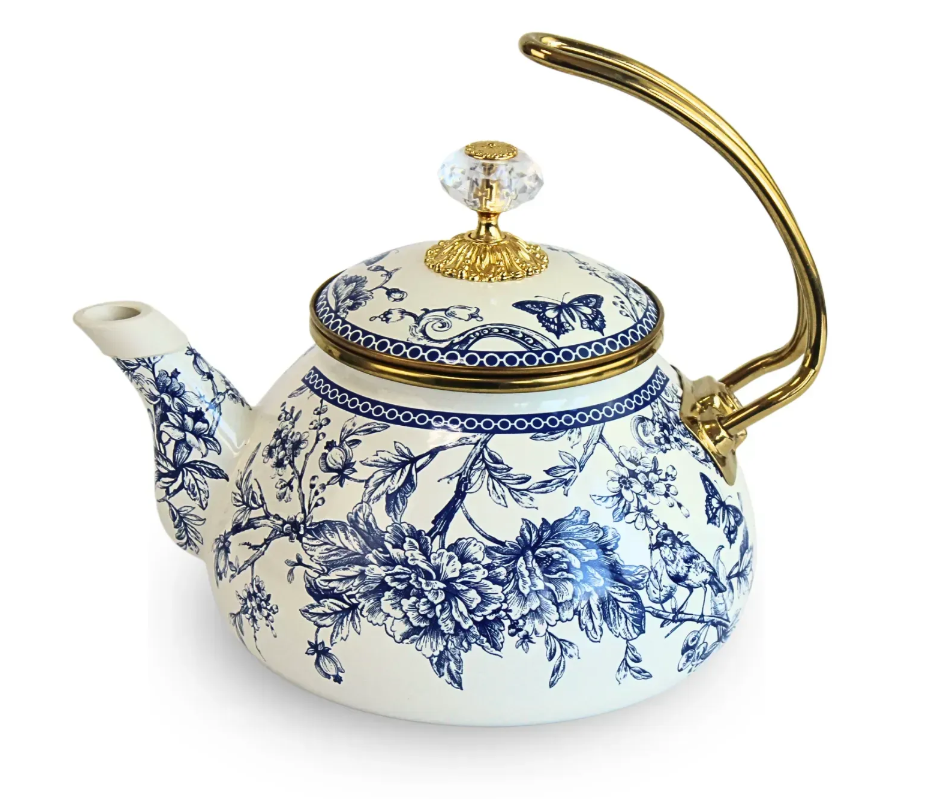 Чайник эмалированный BUTTERFLY Elmani с крышкой 2,2 л - фото 1