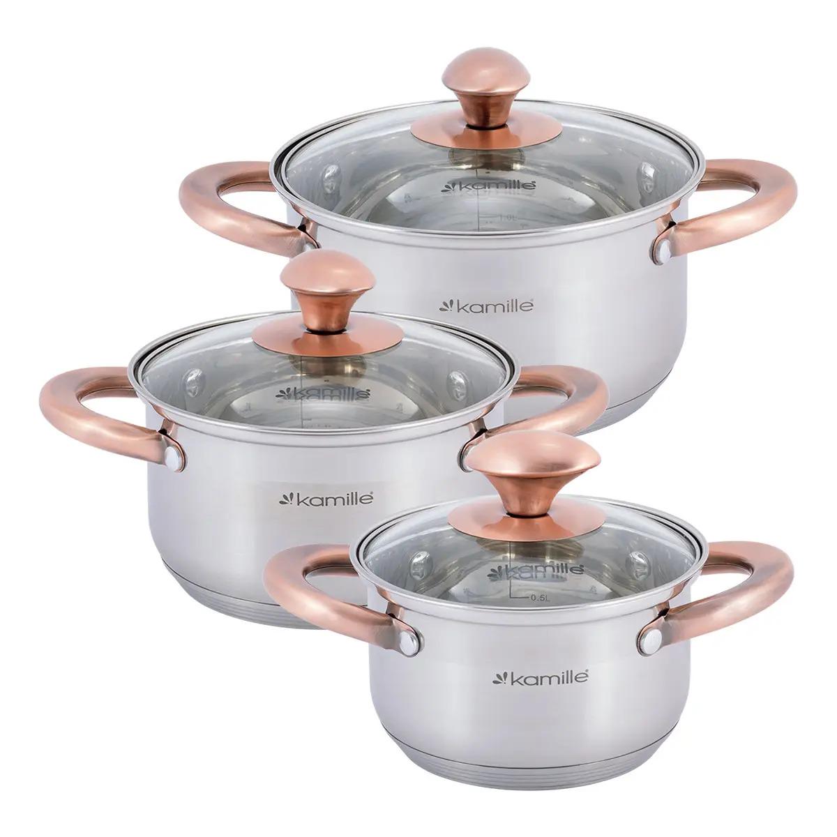 Набор кухонной посуды Kamille KM-4936 6 пр. (111545)