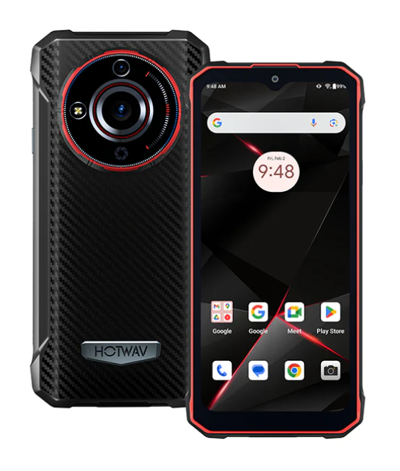 Смартфон Hotwav T7 4/128 GB IP69K Black/Red (17628827)