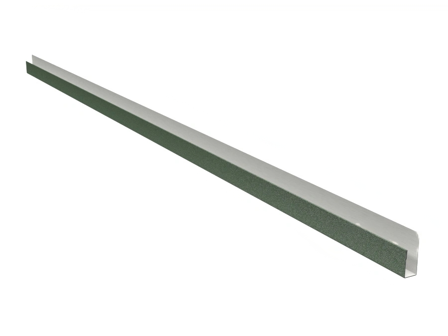 ᐉ Стартовый J-профиль для металлосайдинга RAL6020 (16823)