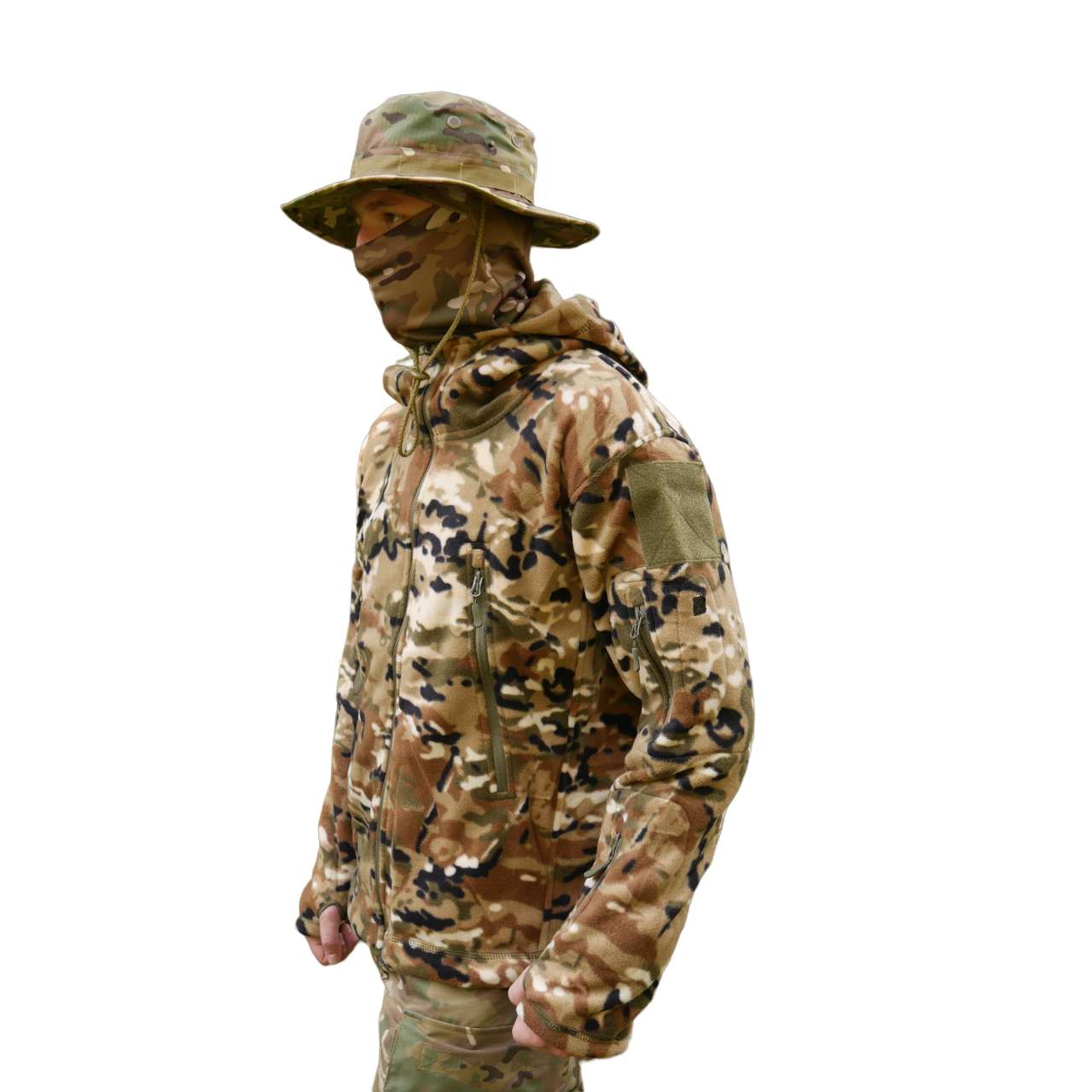 Кофта флісова військова 1226 L-XL Мультикам (11760881) Кофта флісова військова 1226 L-XL Мультикам (11760881)