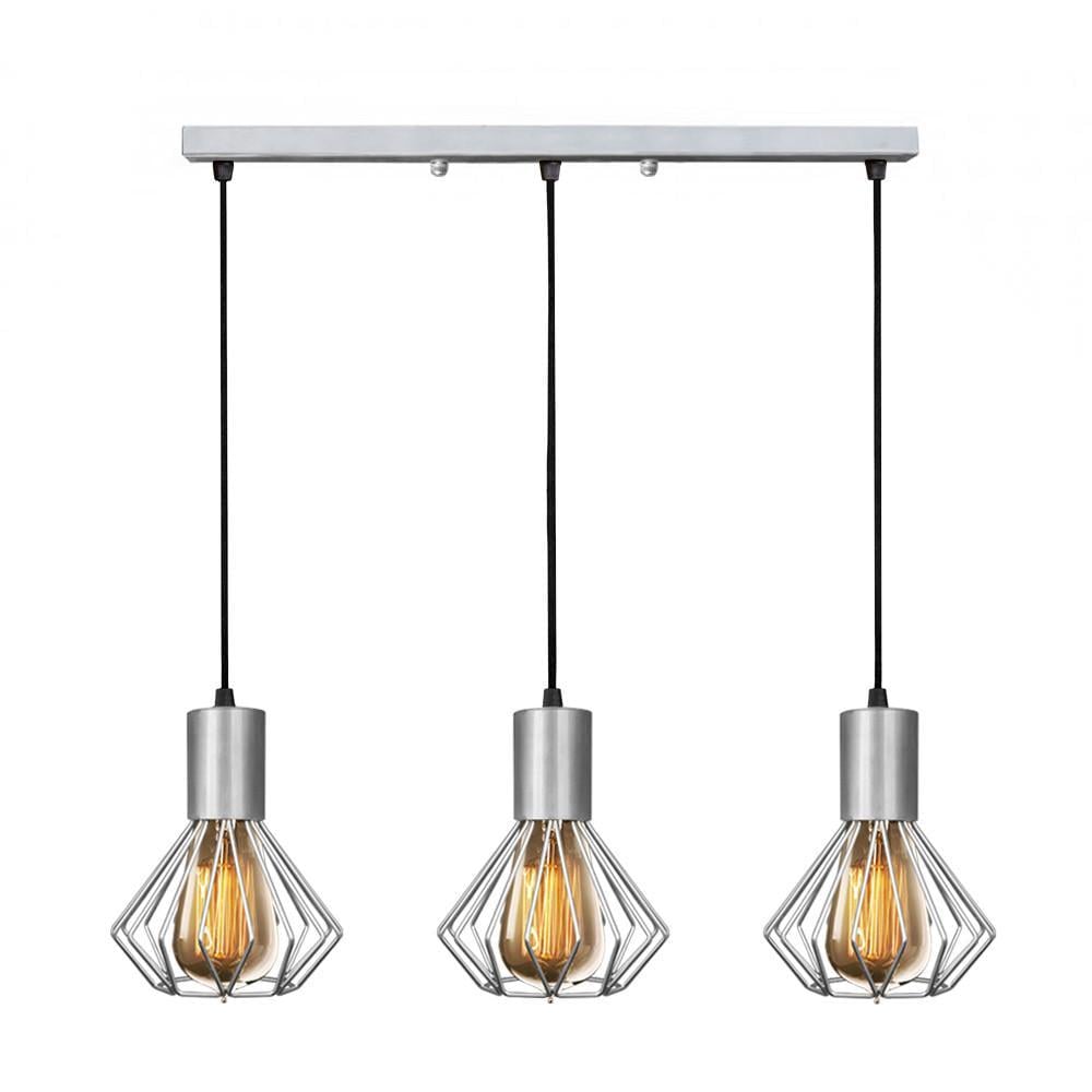 Подвесной светильник MSK ELECTRIC Diadem на планке под три лампы Е27 Хром (NL 2215-3 CR) - фото 1 Подвесной светильник MSK ELECTRIC Diadem на планке под три лампы Е27 Хром (NL 2215-3 CR) - фото 1