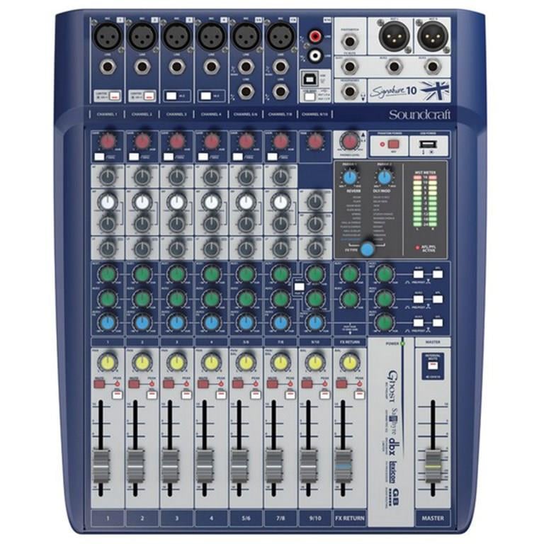 Аналоговый микшерный пульт Soundcraft Signature 10
