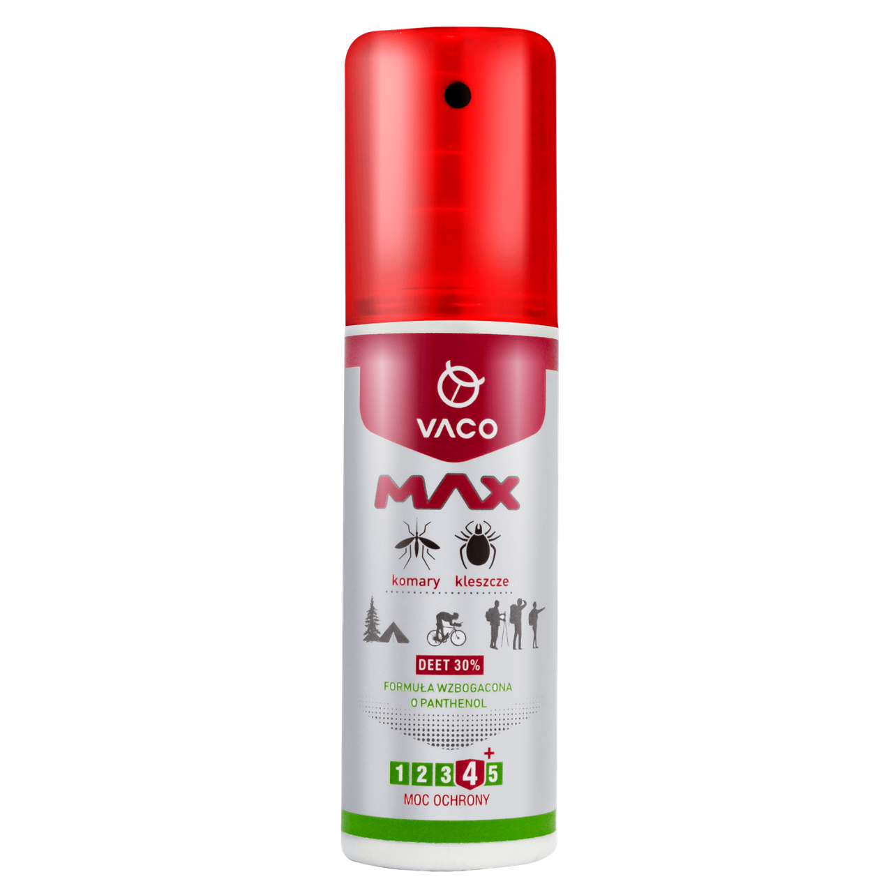 Жидкость VACO MAX DEET 30% против комаров и клещей 80 мл (DV204)