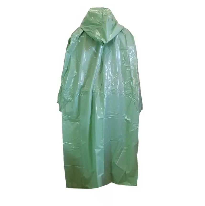 Дощовик багаторазовий на блискавці універсальний 70 мкн Оливковий (7G-Y-20282) - фото 3