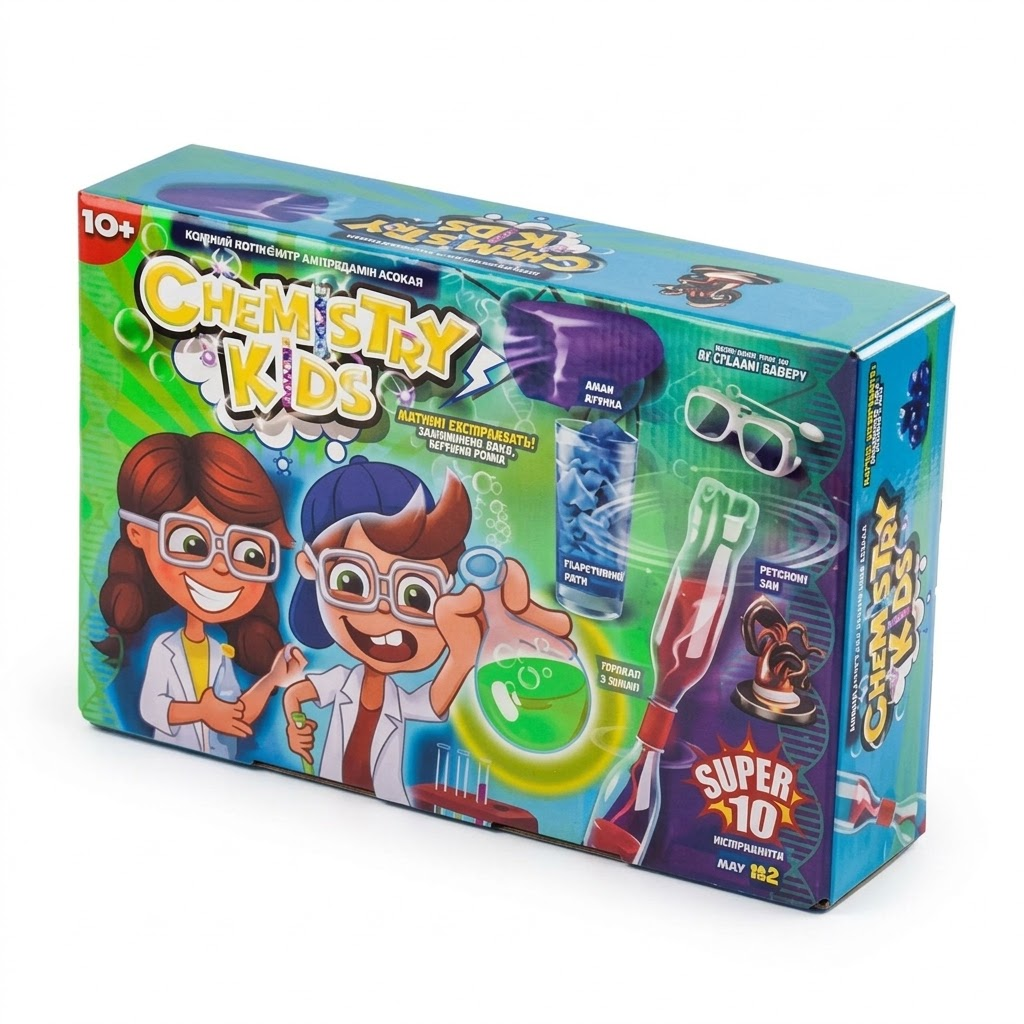 Набор для опыта Danko Toys CHEMISTRY KIDS от 10 лет (ID-175-E-42)