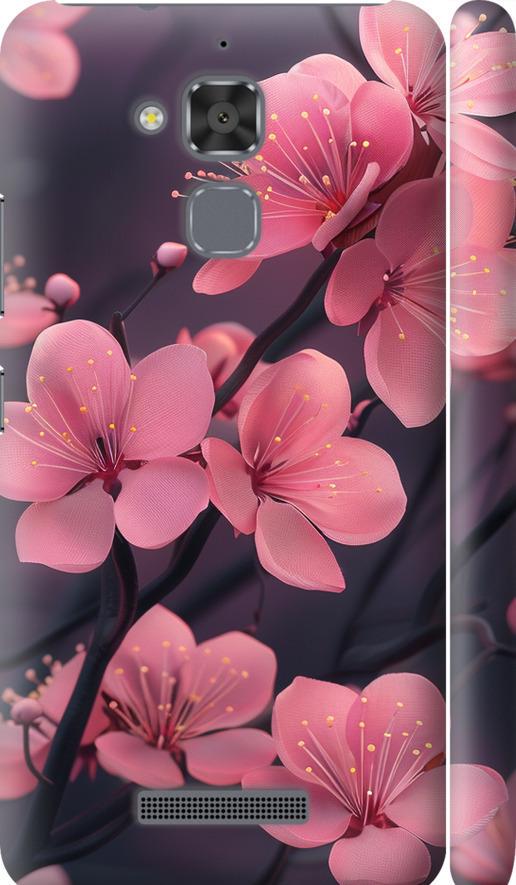 Чехол на Asus Zenfone 3 Max ZC520TL Пурпурная сакура (6075m-442-42517)