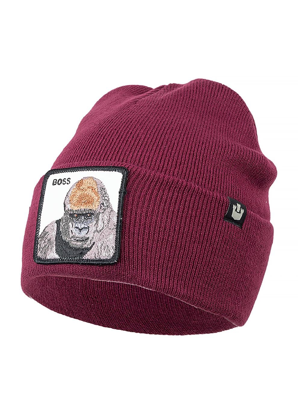 Шапка Goorin Bros Apes Knit One size Бордовый (7d107-0043-BUR One size)