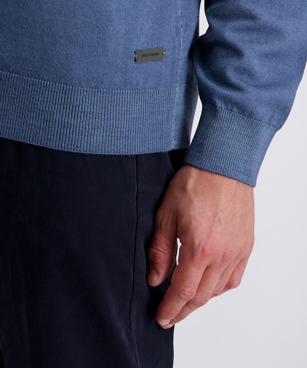 Кардиган на блискавіці чоловічий XL Синій (C5 50709.5037.6226 -XL) - фото 5