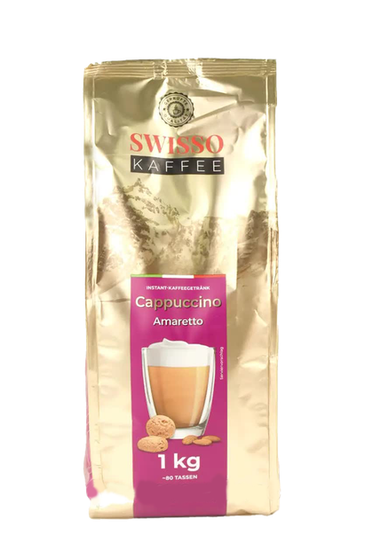 Капучино Swisso Kaffee Cappuccino AMARETTO 1 кг