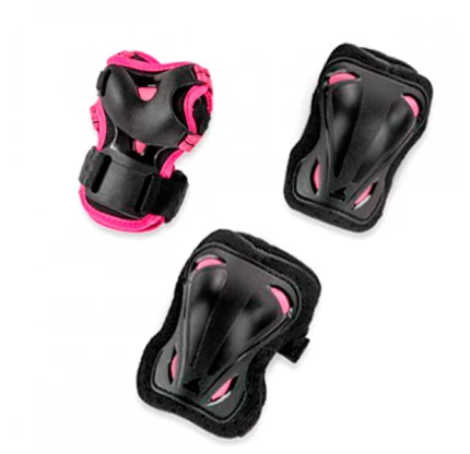 Ролики детские Rollerblade Microblade Cube G с комплектом защиты и шлемом р. 36-40,5 Neon/Pink (NP2050791/36-40. 5) - фото 3