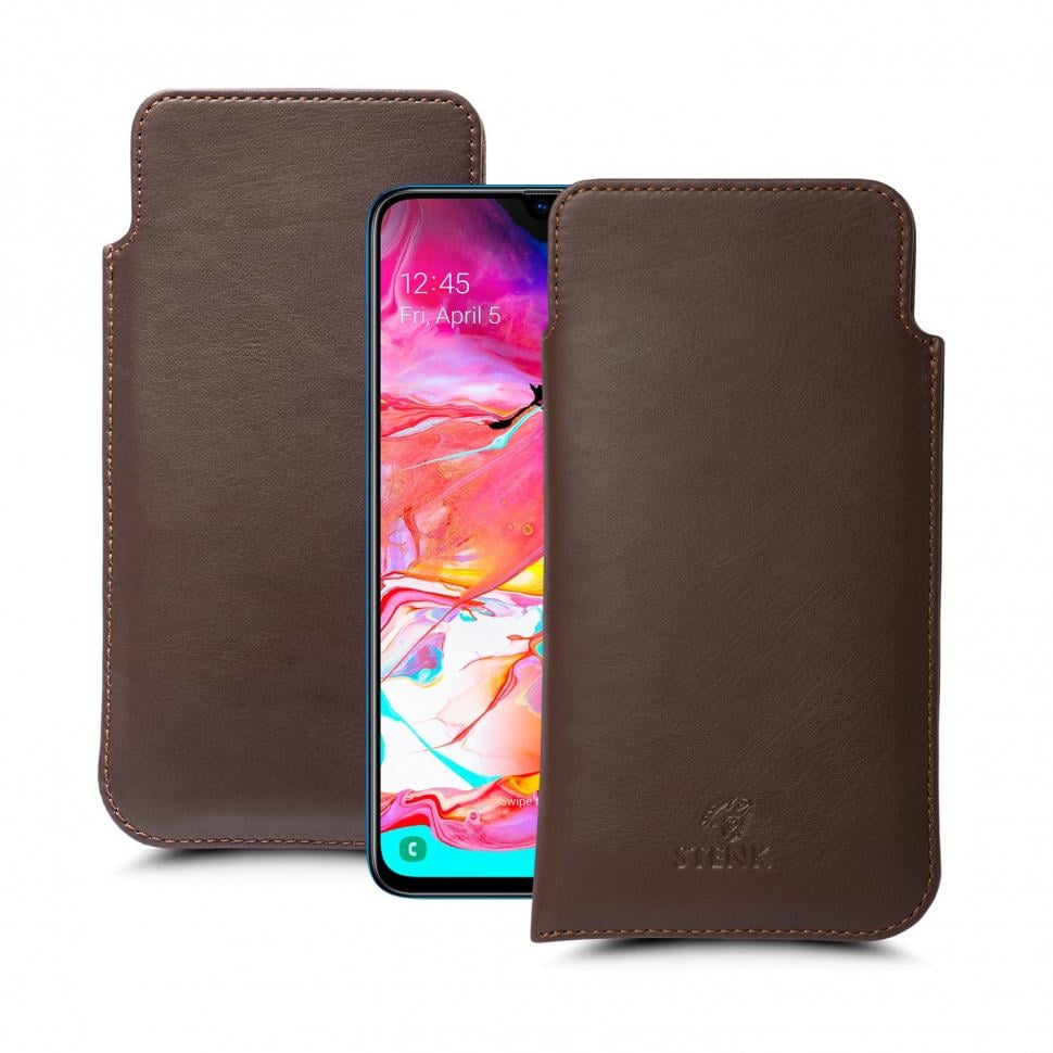 Футляр Stenk Elegance для Samsung Galaxy A70 Коричневый (63392) Футляр Stenk Elegance для Samsung Galaxy A70 Коричневый (63392)
