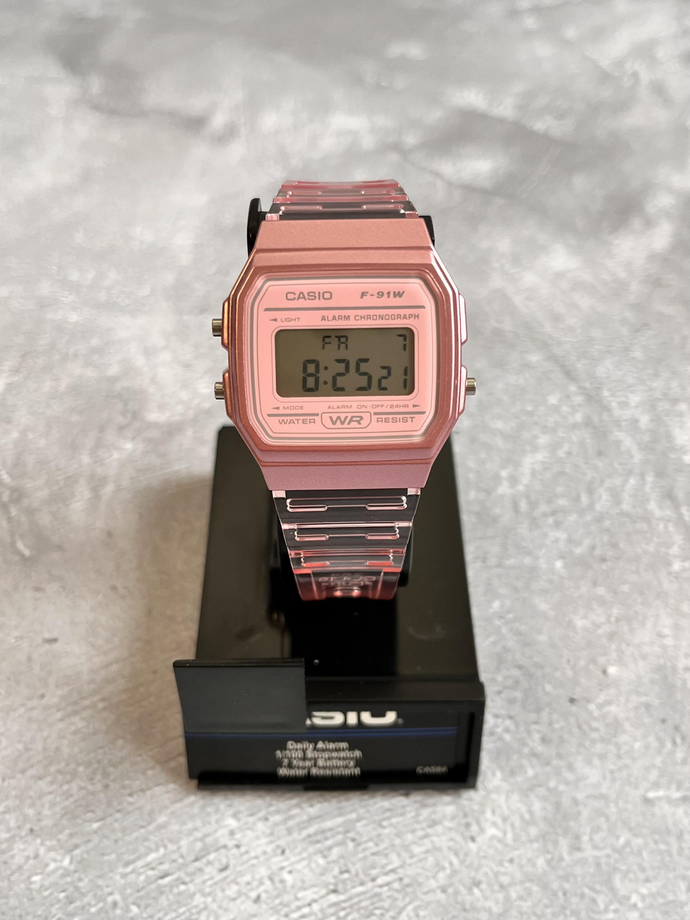 Reloj Casio F-91WS-4CF Rosa